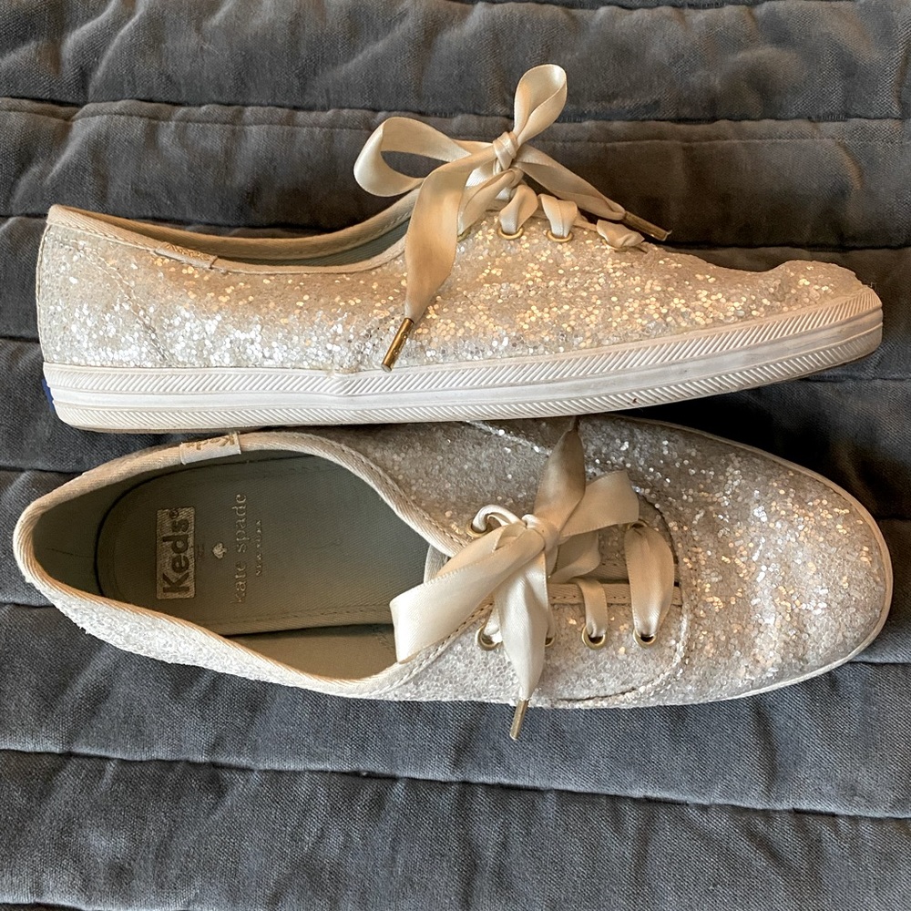 Sparkly Kate Spade Keds size 7